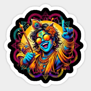 Holi Festival T shirt Sticker